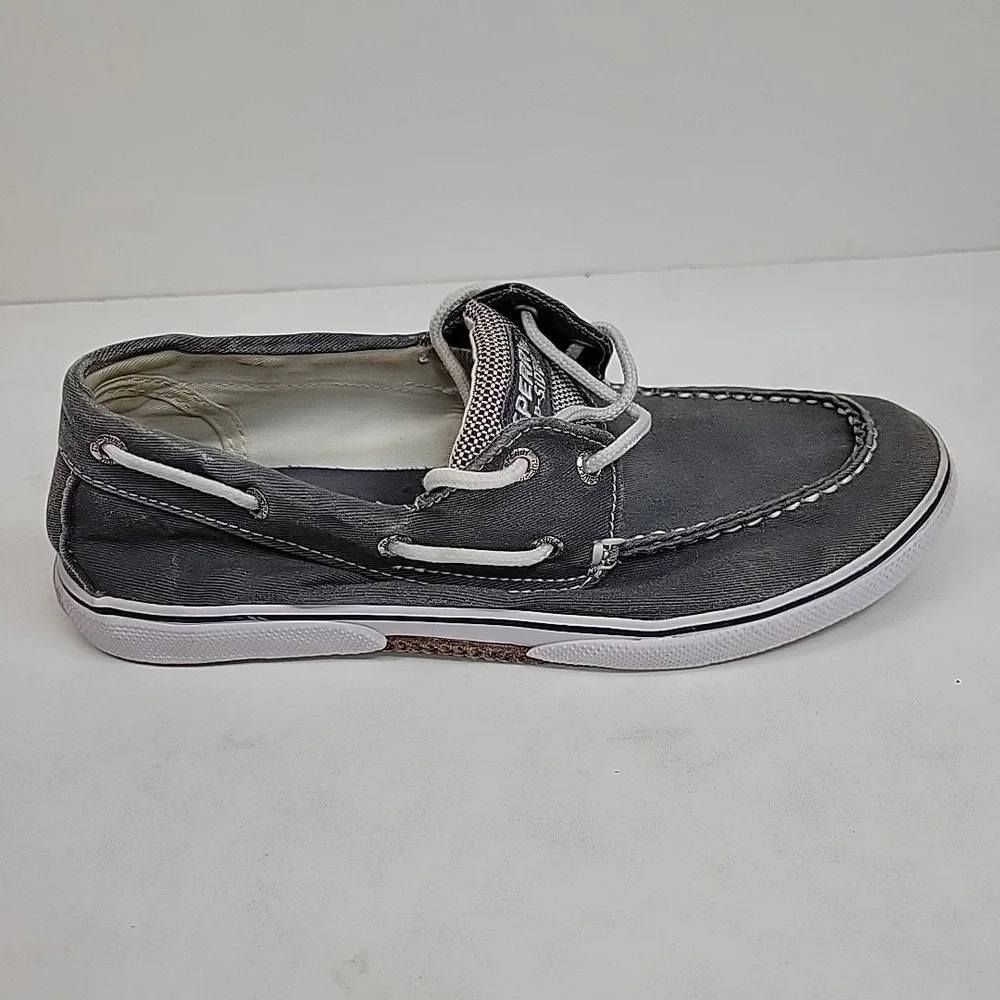 Sperry Topsiders Boat Shoes Size‎ 5M Slip Resistant Fabric Uppers Lace Ups